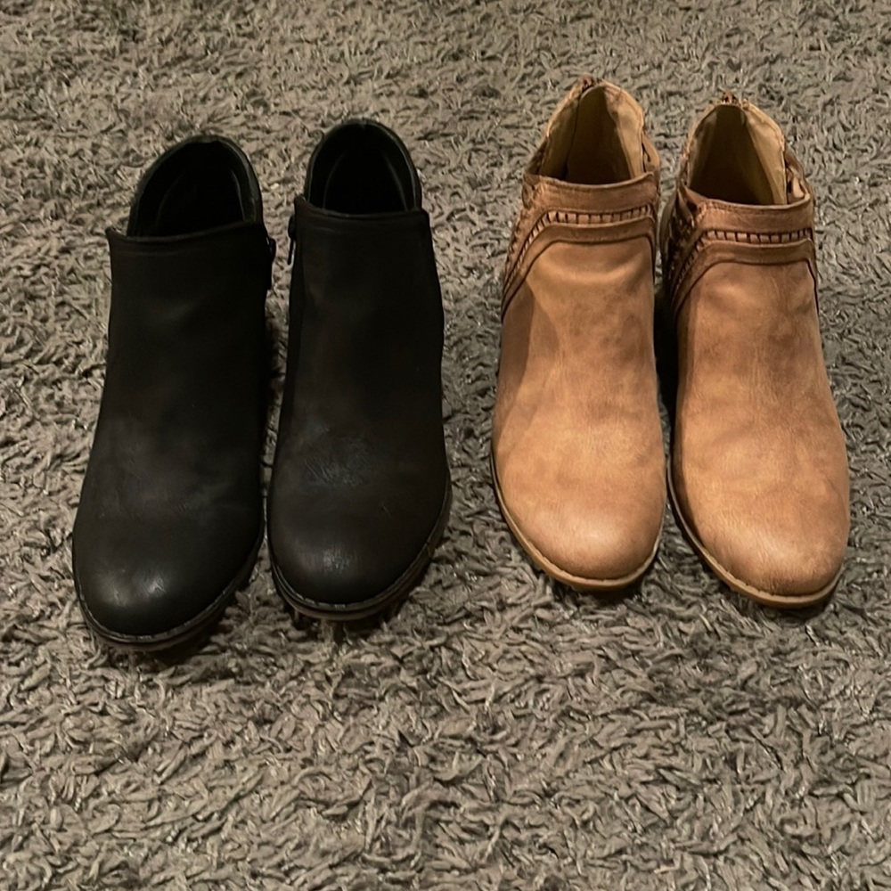 Fergalicious Ankle Booties Size 8